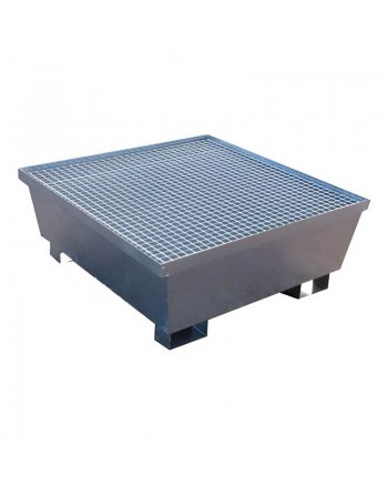 Retention tray for 4 drums