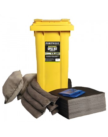 Absorbent kit for industrial maintenance